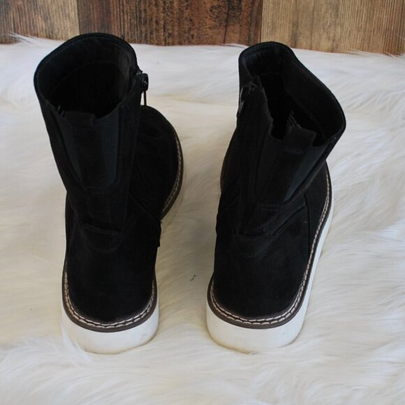 Avenue Ankle Boot Black Velvet Size 11 Womens - Picture 3 of 4